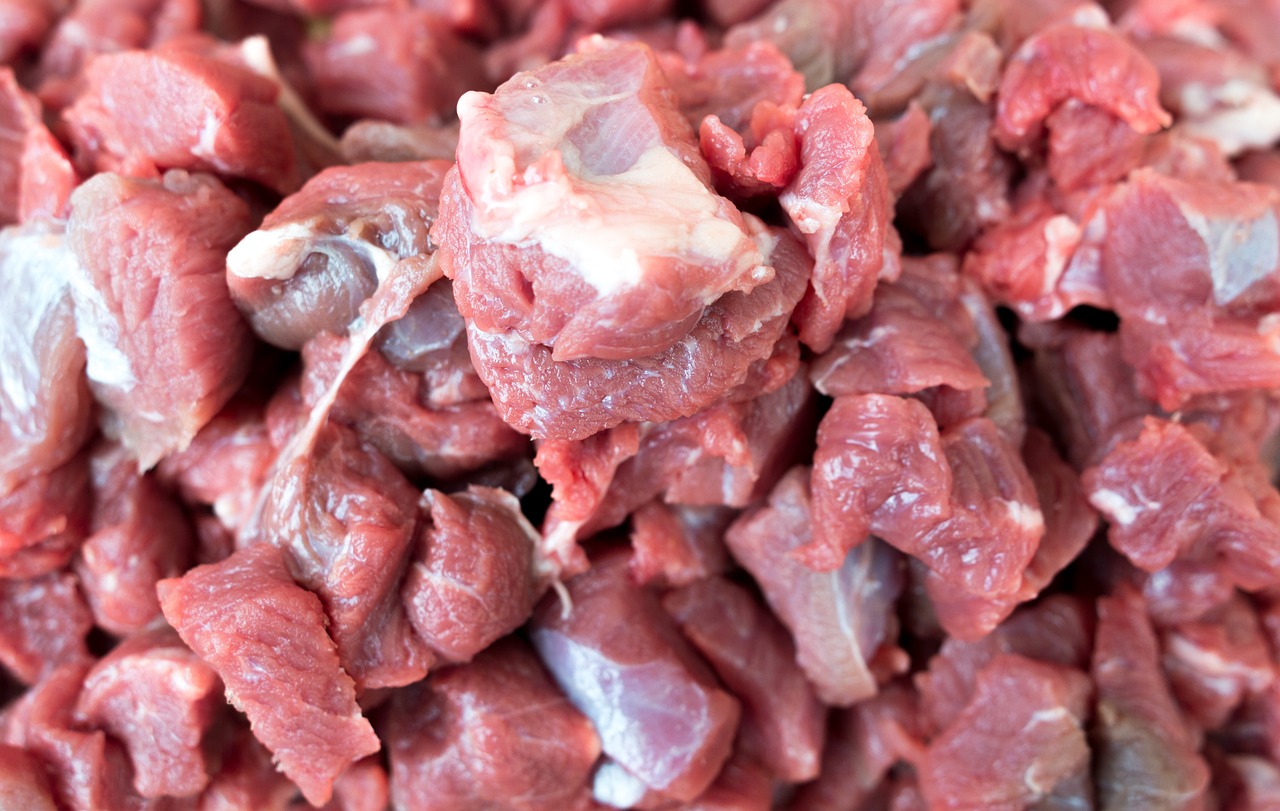 Fresh cow meat sharing